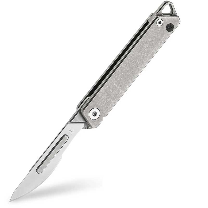 KK02 Titanium Alloy EDC Mini Folding Pocket/Keychain Knife